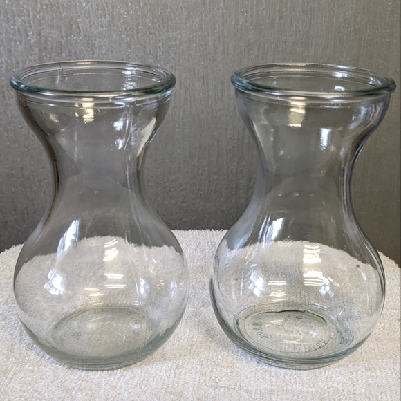 Angel Heart Treasures Other - Reserved! Set of 5 Petite Clear Glass Vases